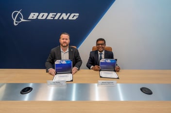 Boeing contract signing