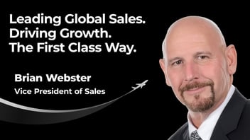 First Class Air Support Welcomes Brian Webster as Vice President of Sales