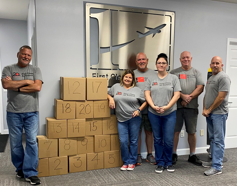 Thanksgiving Boxes Stacked
